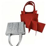 Felt 6 Bottle Wine Tote Bags view 2