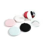 Portable Round Pu Makeup Mirror view 1