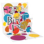 3d Paper Cards For New Year Christmas Holiday view 2
