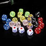 6pcs Dice Set Packed With Pouches For Bar view 1