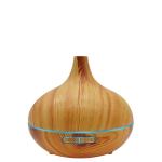 400ml Vase Shape Water And Oil Humidifier Wooden Color view 2