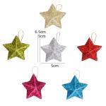 Glitter Christmas Star Hanging Decor view 2