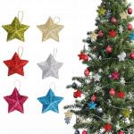 Glitter Christmas Star Hanging Decor view 1