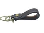 Copper Ring True Leather Key Chain view 1