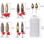 10pcs Metal Lures Set Packed By Box view 3