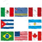 9x18 Inch National Flag Full Size Printed view 1