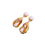 Vintage Pearl Earrings With Pull Out Box view 7