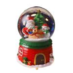 Santa Snow Globe Decor Without Music view 3