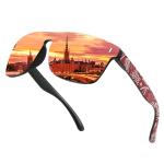Full Size Printed Sports Polarized Sun Glasses view 2