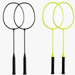 Badminton Rackets With 3 Balls With Pouch Set view 2