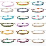 Adjustable String Bracelet With Paper Card view 3