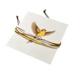 Adjustable String Bracelet With Paper Card view 1