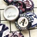 Super Bowl Competition Tinplate Badge view 3