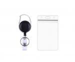 Retractable Badge Holders With Carabiner view 1