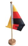 Wood Table Stand With Flag view 2