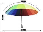 Rainbow Long Handle Umbrella view 2