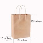 Kraft Paper Shopping Bags view 2