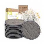 Charcoal Bamboo Reusable Makeup Remover Pads view 1