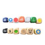 Wood Playing Dice view 3