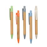 Bamboo Retractable Wheat Straw Eco-pen view 2