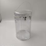 Custom Round Clear Cosmetic Tote Bag view 2