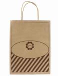 Custom Kraft Paper Shopping Bags view 2