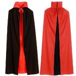 Double Red And Black Cloak view 1