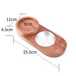 Wooden Cigar Ashtray Coaster view 2