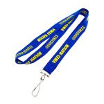 Woven Badge Lanyard With Clip Swivel Hook view 1