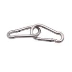 3.15" Stainless Steel Carabiner Clip view 1