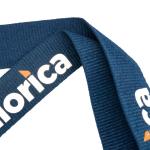 Woven Badge Lanyard With Clip Swivel Hook view 2