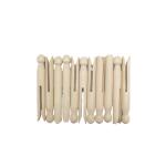 3.74" Round Wooden Clothespin view 1