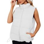Mid-length Down Cotton Vest view 3