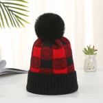 Plaid Beanie With Pompom view 4