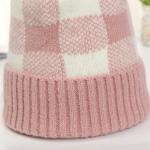 Plaid Beanie With Pompom view 8