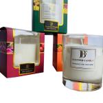 7oz White Candle view 2