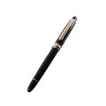 Black Metal Pen With Gold Trims. view 3