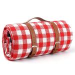 Picnic Blanket With Faux Leather Carrier view 1