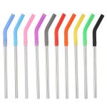 Metal Straw With Silicone Tips (set) view 2