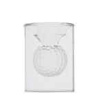 Golf Ball Double Wall Glass Cup view 2