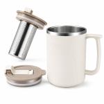 304 Stainless Steel Insulated Mug With Removable Tea Infuser view 3