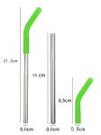Metal Straw With Silicone Tips view 2