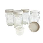 4 Pack Glass Salad Jars view 2