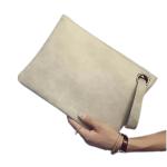 Womens Retro Zipper Envelope Clutch Purse Wallet Bag view 3