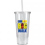 700ml Clear Drink Tumbler 22oz. Capacity view 2