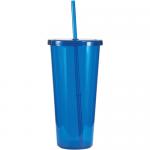 700ml Clear Drink Tumbler 22oz. Capacity view 1