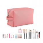 Pu Leather Makeup Bag With Handle view 1