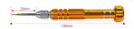 5 In 1 Magnetic Screwdriver Repair Kit With Clear Case view 3