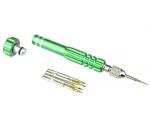5 In 1 Magnetic Screwdriver Repair Kit With Clear Case view 1