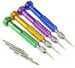 5 In 1 Magnetic Screwdriver Repair Kit With Clear Case view 2